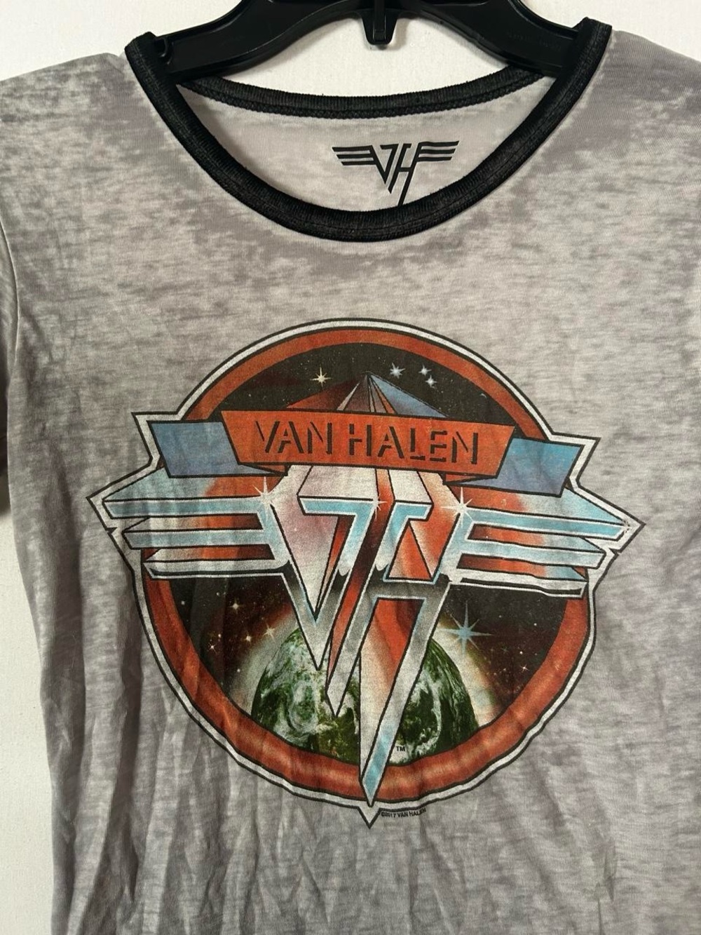 Van Halen paper thin Ringer Graphic Tee - Picture 4 of 7